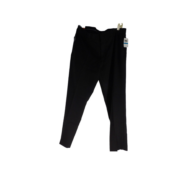 Van Heusen Other - Van Heusen Traveler Mens Black Flat Front Slim Fit Dress Pants Size 36x30